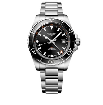 Men's watch / unisex  LONGINES, HydroConquest GMT / 43mm, SKU: L3.890.4.56.6 | timeolution.com