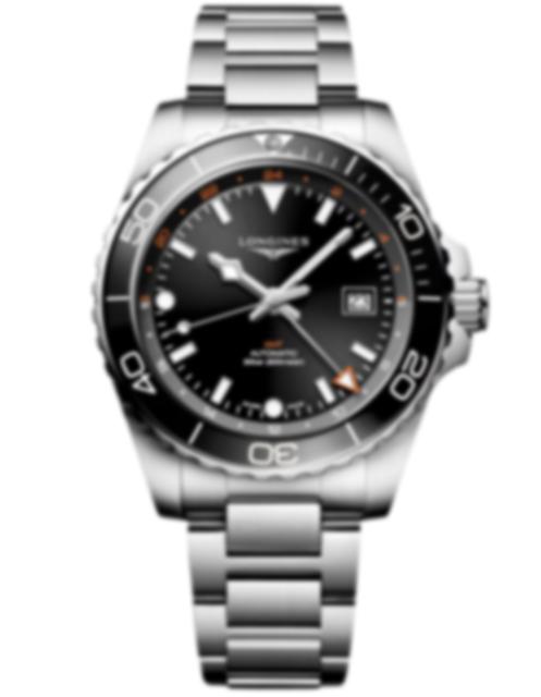 Men's watch / unisex  LONGINES, HydroConquest GMT / 43mm, SKU: L3.890.4.56.6 | timeolution.com