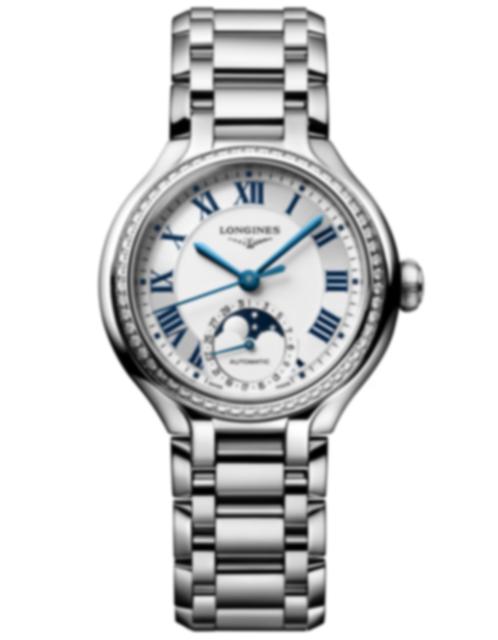 Ladies' watch LONGINES, Primaluna Moonphase / 34mm, SKU: L8.126.0.71.6 | timeolution.com