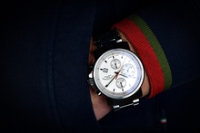 Men's watch / unisex MÜHLE-GLASHÜTTE, 29ER Chronograph / 42.4 mm, SKU: M1-25-41-MB | timeolution.com