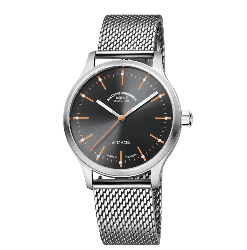 Men's watch / unisex  MÜHLE-GLASHÜTTE, Panova Grey / 40mm, SKU: M1-40-75-MB | timeolution.com