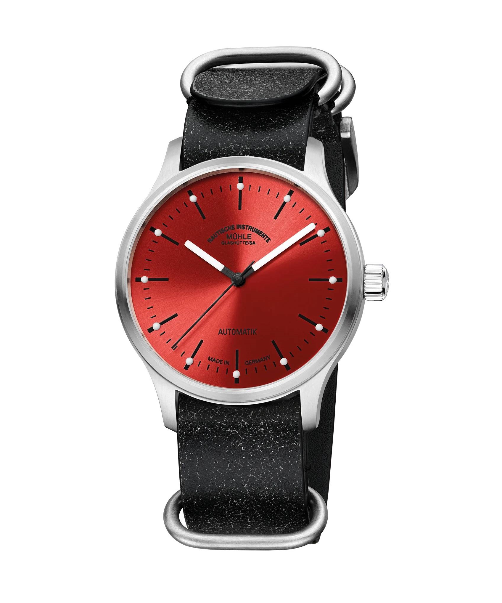 Men's watch / unisex  MÜHLE-GLASHÜTTE, Panova Red / 40mm, SKU: M1-40-78-LB-VI | timeolution.com