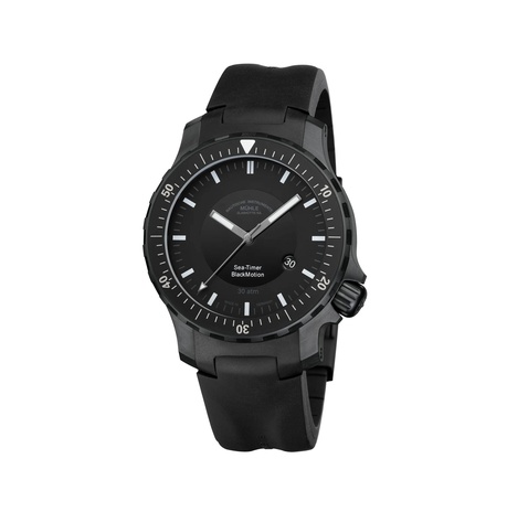 Men's watch / unisex  MÜHLE-GLASHÜTTE, Sea-Timer BlackMotion / 44mm, SKU: M1-41-83-KB | timeolution.com