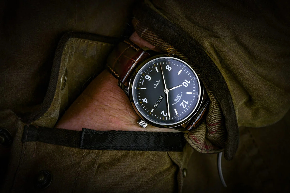 Men's watch / unisex MÜHLE-GLASHÜTTE, Lunova Day/Date / 42.3mm, SKU: M1-43-26-LB-II | timeolution.com