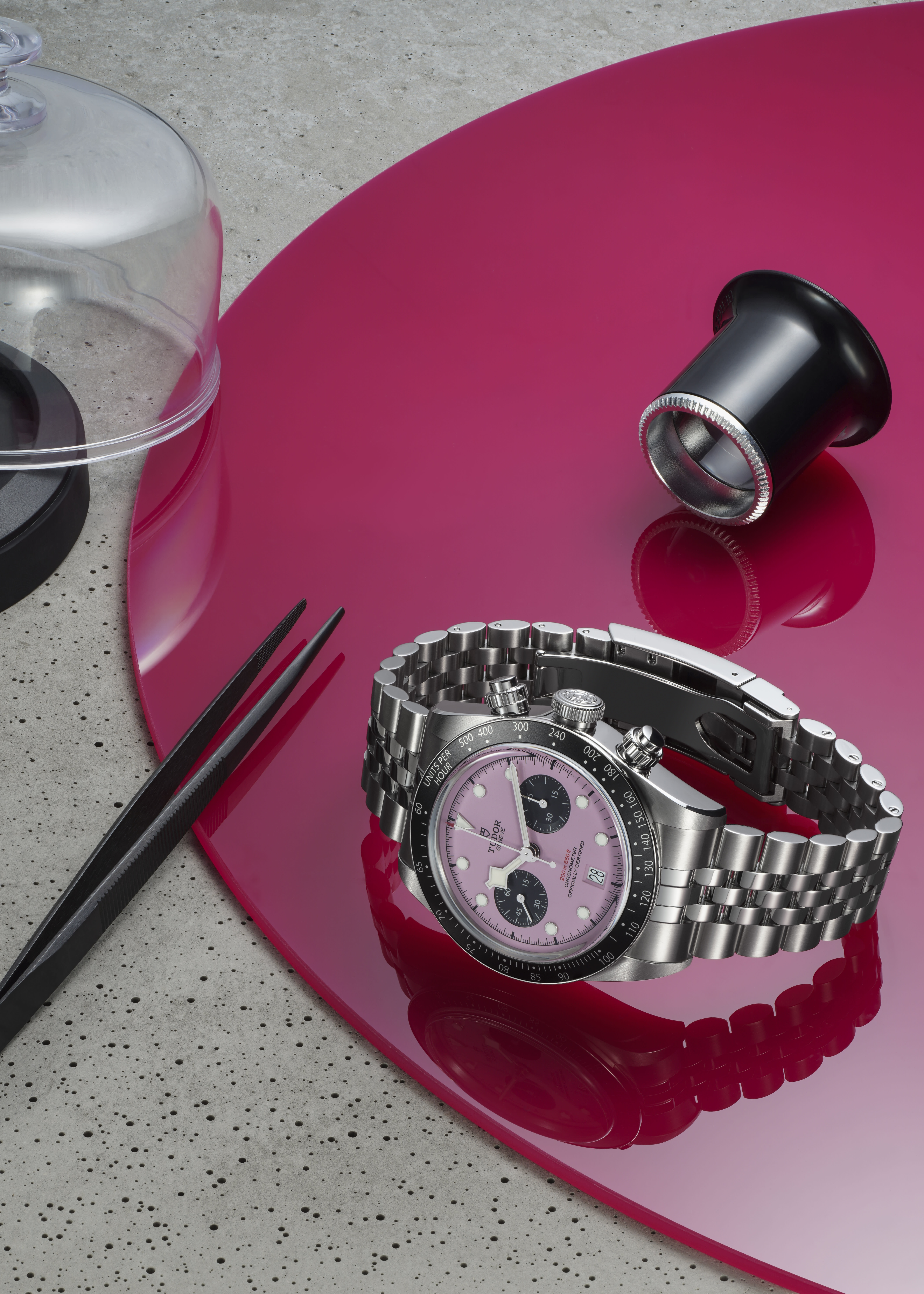 Men's watch / unisex TUDOR, Black Bay Chrono Pink / 41mm, SKU: M79360N-0019 | timeolution.com