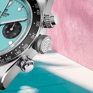 Men's watch / unisex TUDOR, Black Bay Chrono Flamingo Blue / 41mm, SKU: M79360N-0024 | timeolution.com
