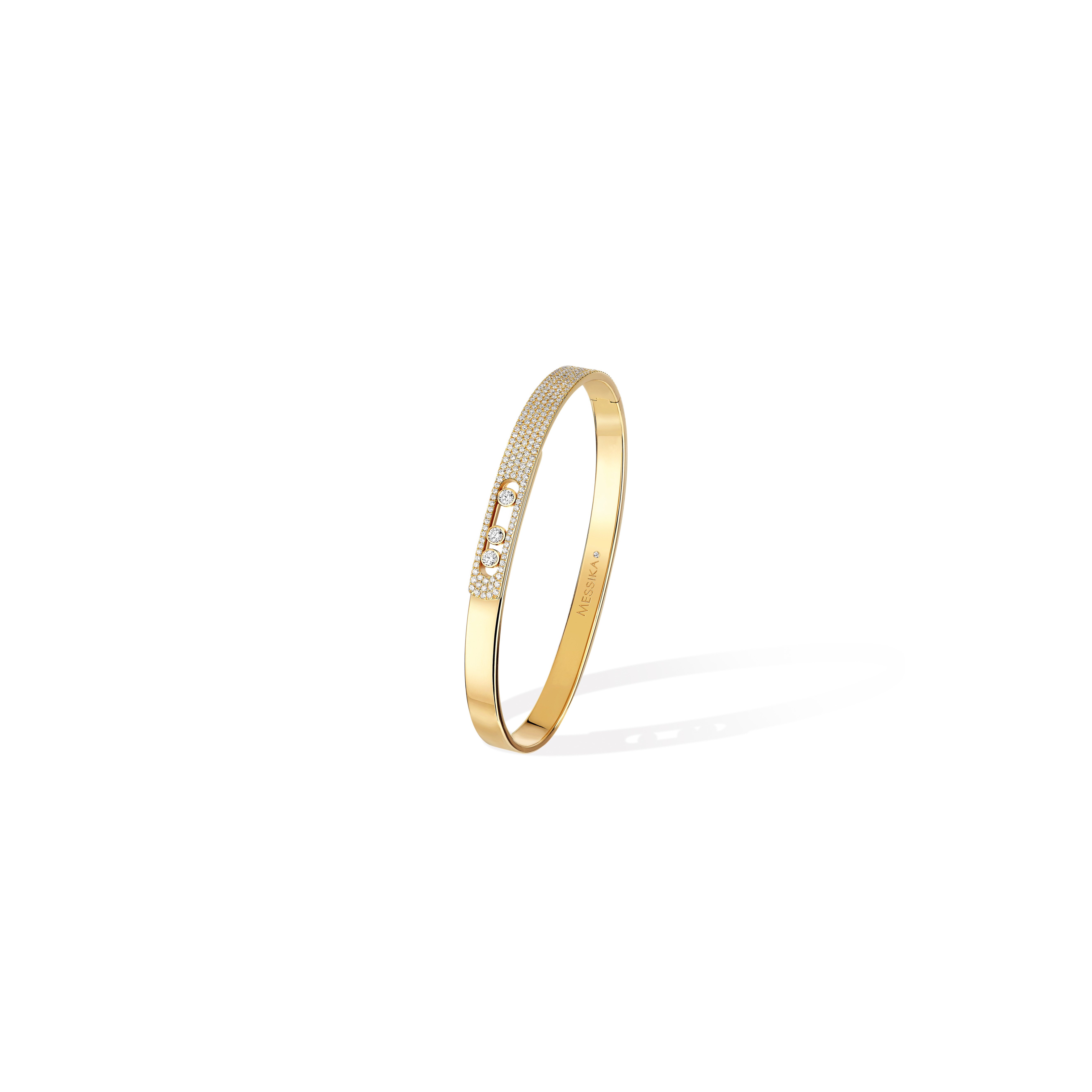 Women Jewellery MESSIKA, Bangle Move Noa PM Pave, SKU: 10093-YG | timeolution.com