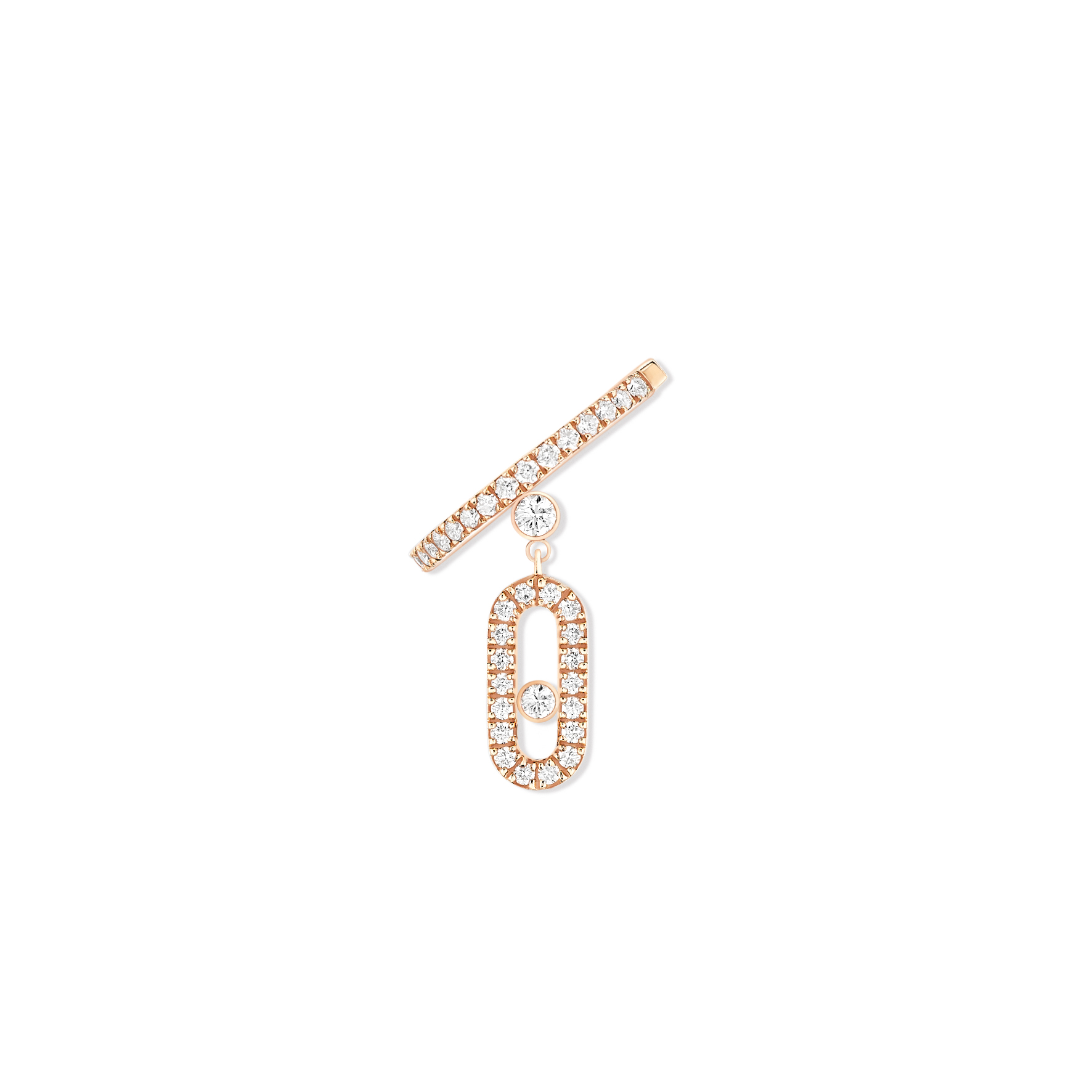 Women Jewellery MESSIKA, Mono Clip Move Uno Pampille Pave, SKU: 11162-PG | timeolution.com
