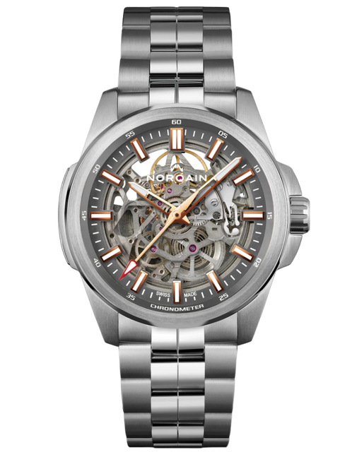 Men's watch / unisex  NORQAIN, Independence Skeleton / 42mm, SKU: N3000SLA/G303/102SI | timeolution.com