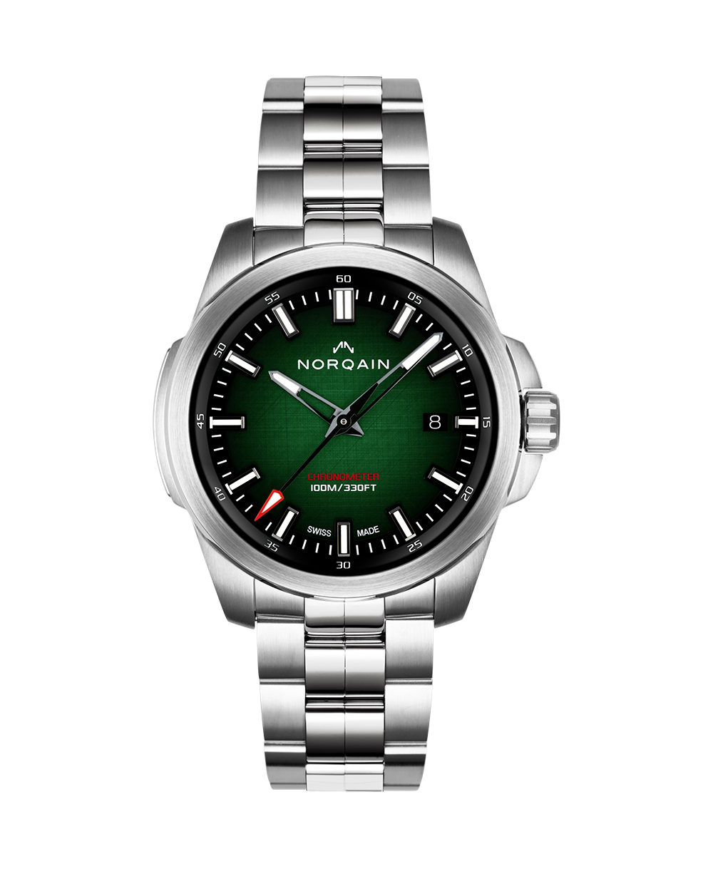 Men's watch / unisex  NORQAIN, Independence Green Gradient / 40mm, SKU: N3008S03A/ES301/150SI | timeolution.com