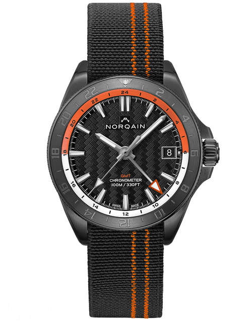 Men's watch / unisex NORQAIN, Adventure Neverest GMT / 41mm, SKU: NNB1100BBCG/BO116/15BOF | timeolution.com