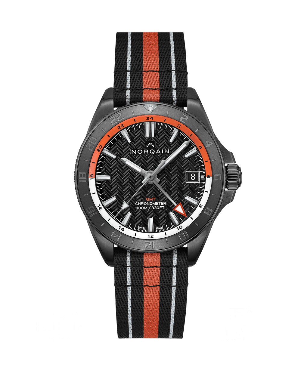 Men's watch / unisex NORQAIN, Adventure Neverest GMT / 41mm, SKU: NNB1100BBCG/BO116/15BON.20B | timeolution.com