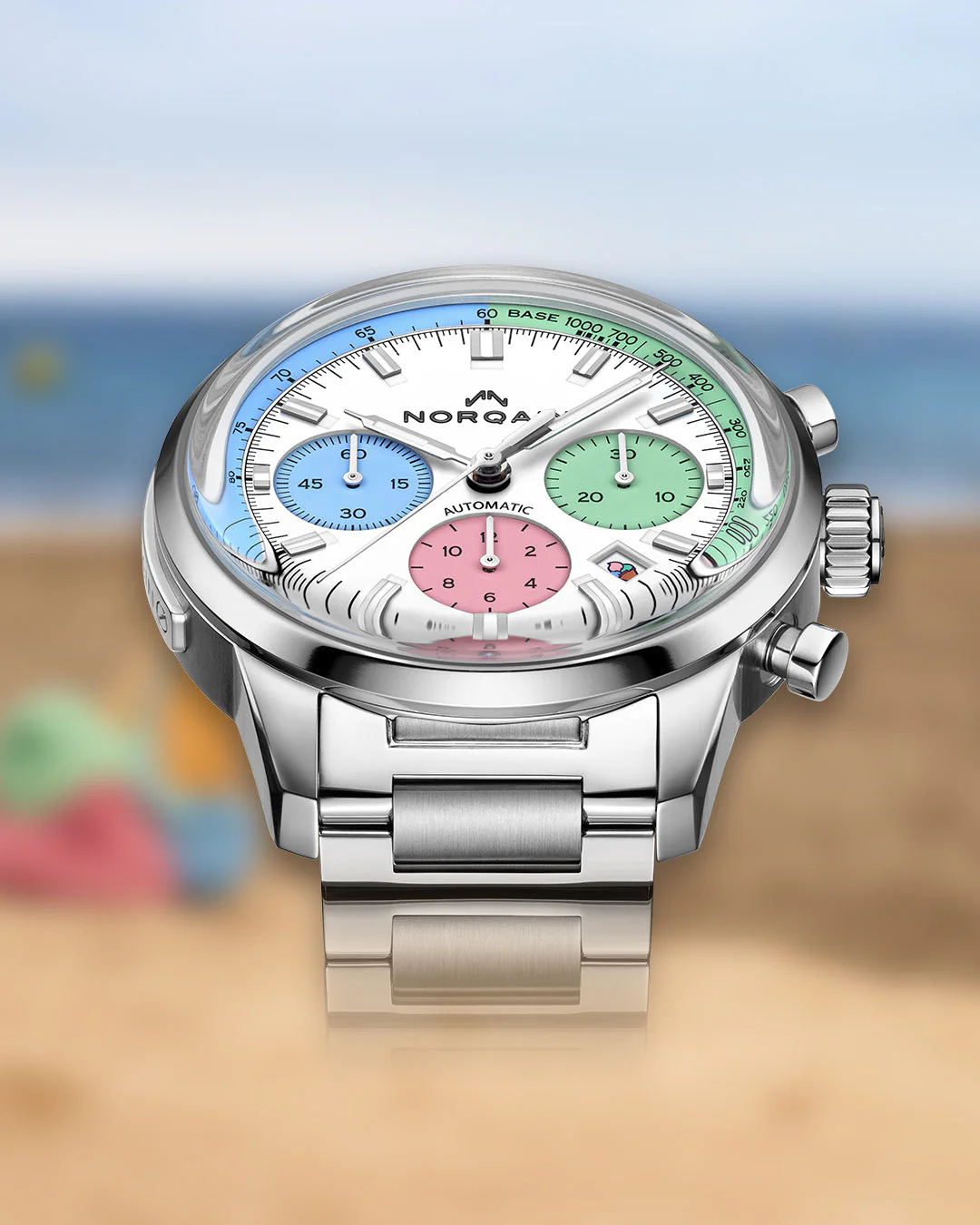 Men's watch / unisex NORQAIN, Freedom 60 Chrono Enjoy Life Special Edition / 40mm, SKU: N2201.19S01.C01.S01 | timeolution.com