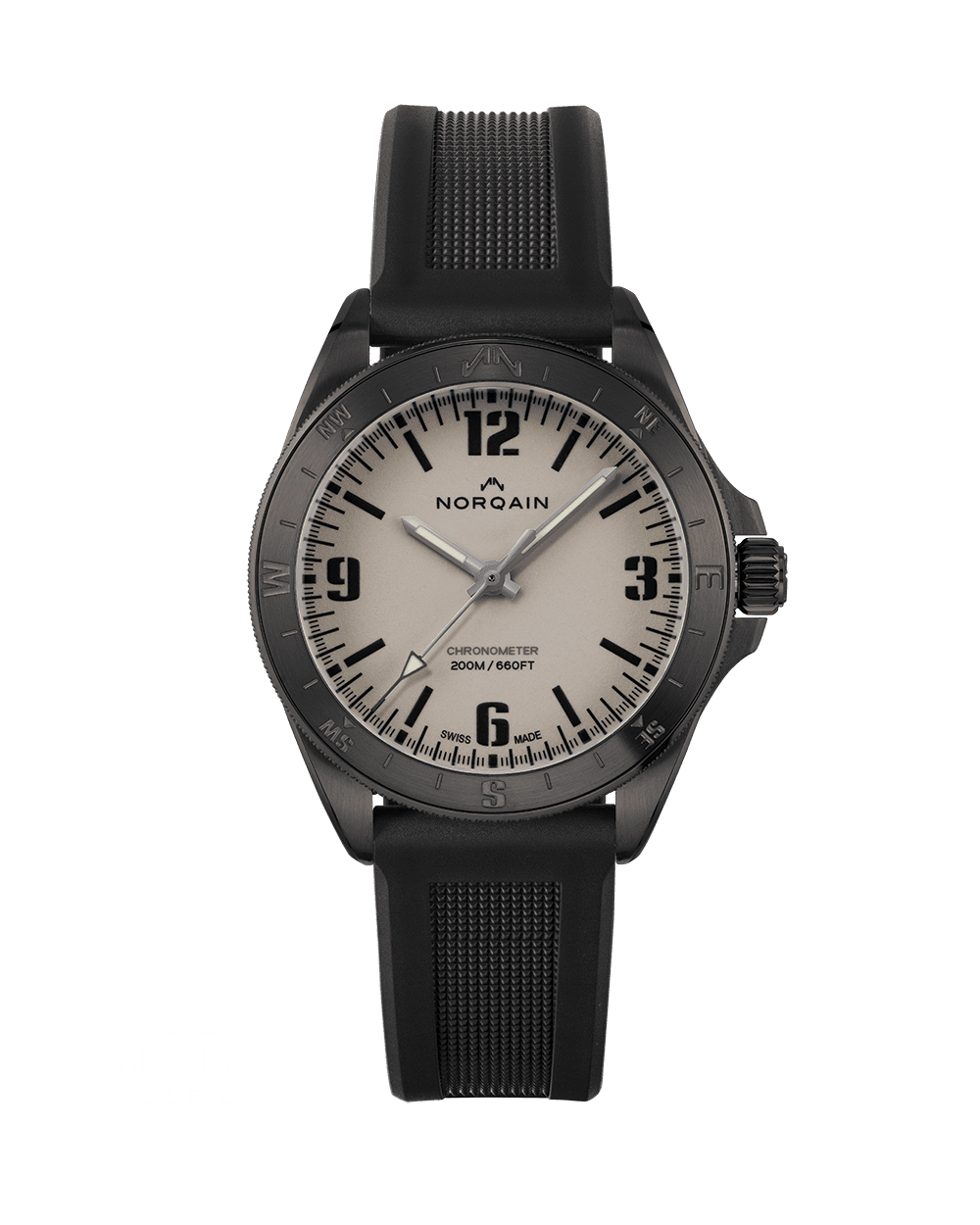 Men's watch / unisex NORQAIN, Adventure Neverest Night Sight / 40mm, SKU: NNB1001BBWA/IL107/15BR.18B | timeolution.com