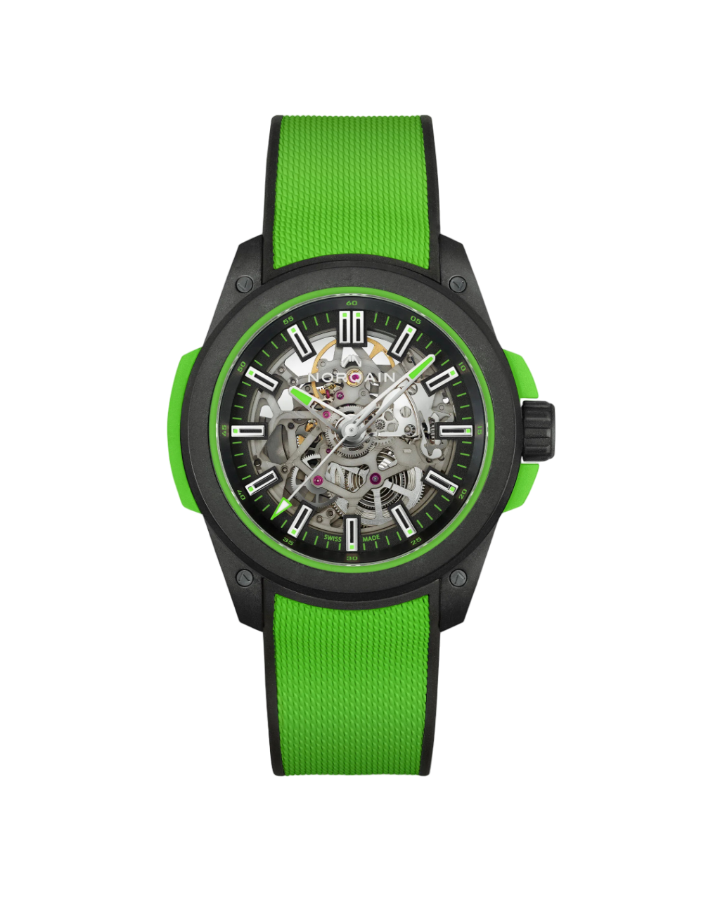 Men's watch / unisex  NORQAIN, Independence Wild One Skeleton / 42mm, SKU: NNQ3000QBE2AS/B014/3W1EBR2.20BQ | timeolution.com