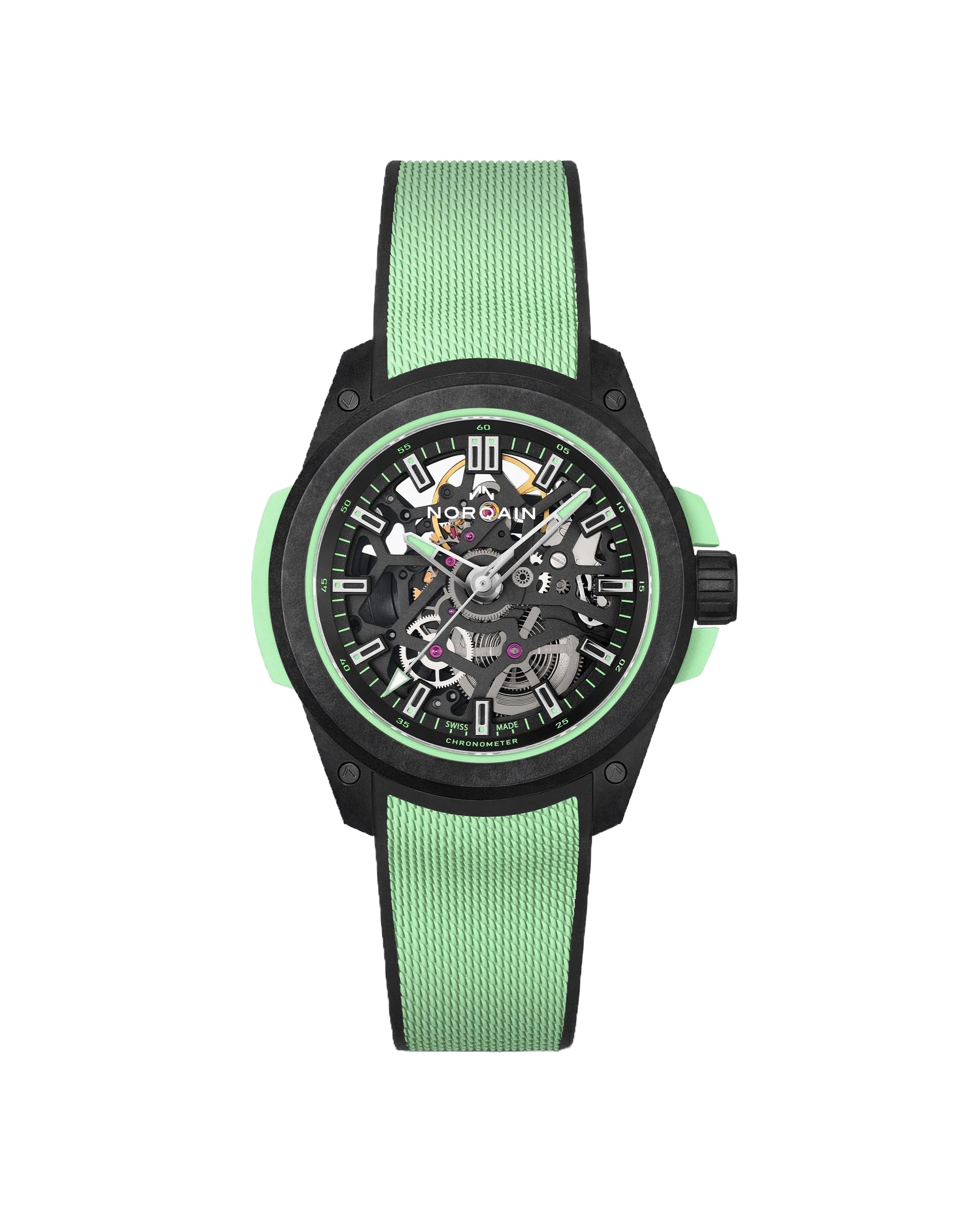 Men's watch / unisex NORQAIN, Independence Wild One Skeleton Limited Edition / 39mm, SKU: NNQ3001QBMT1LAS/B001/3W2MTBRS.18BQ | timeolution.com