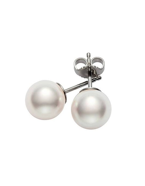 Women Jewellery MIKIMOTO, Classic Akoya Pearl A+ 6.0x6.5mm White Gold, SKU: PES602W | timeolution.com