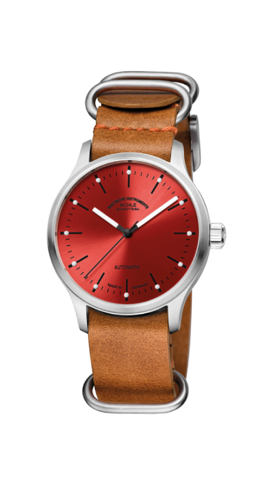 Men's watch / unisex  MÜHLE-GLASHÜTTE, Panova Red / 40mm, SKU: M1-40-78-LB-II | timeolution.com