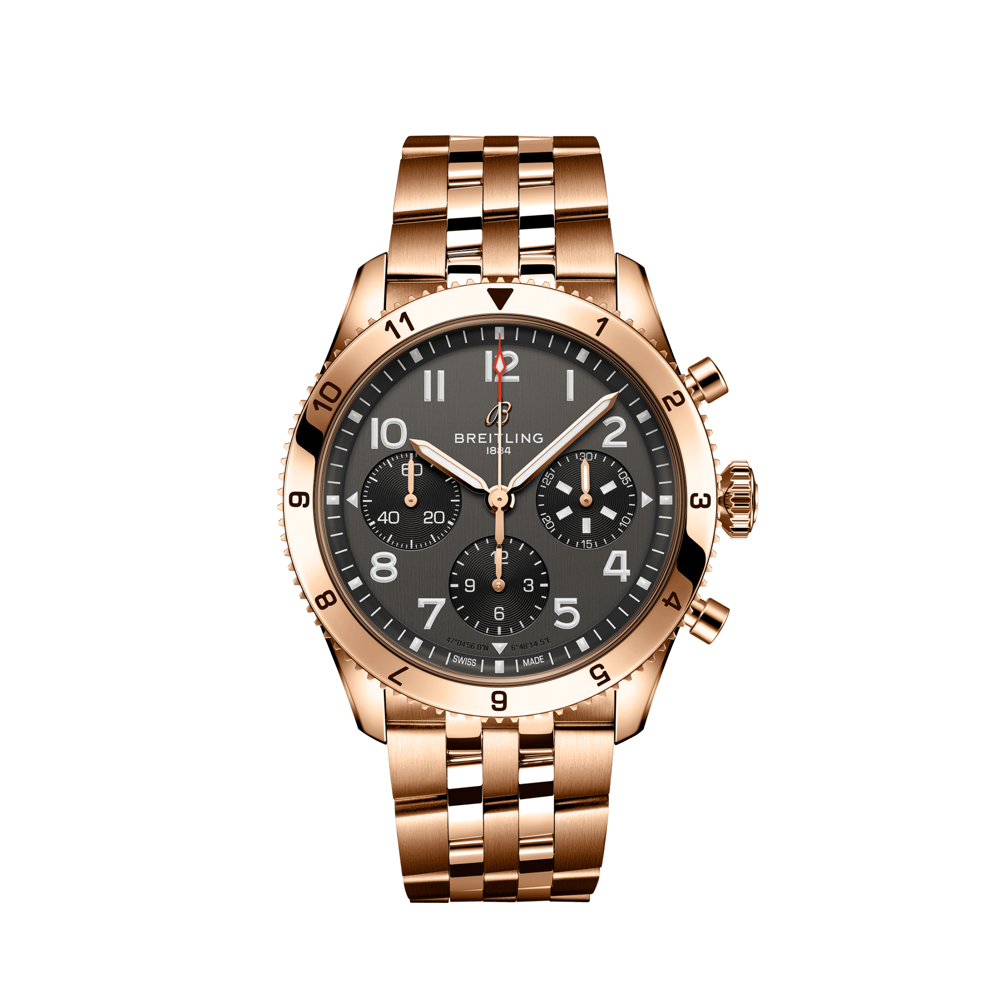 Men's watch / unisex  BREITLING, Classic AVI Chronograph P-51 Mustang / 42mm, SKU: R233801A1B1R1 | timeolution.com