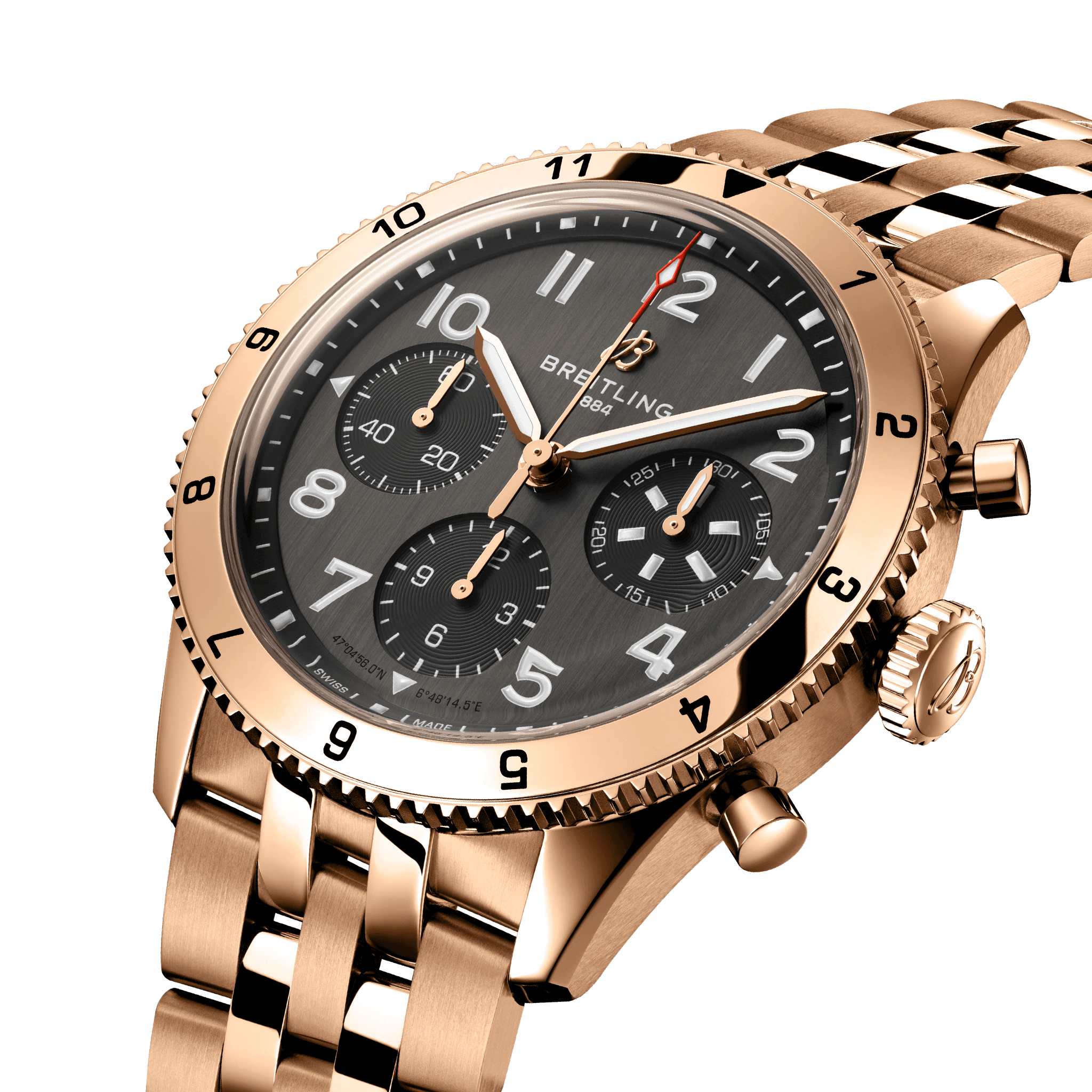 Men's watch / unisex  BREITLING, Classic AVI Chronograph P-51 Mustang / 42mm, SKU: R233801A1B1R1 | timeolution.com