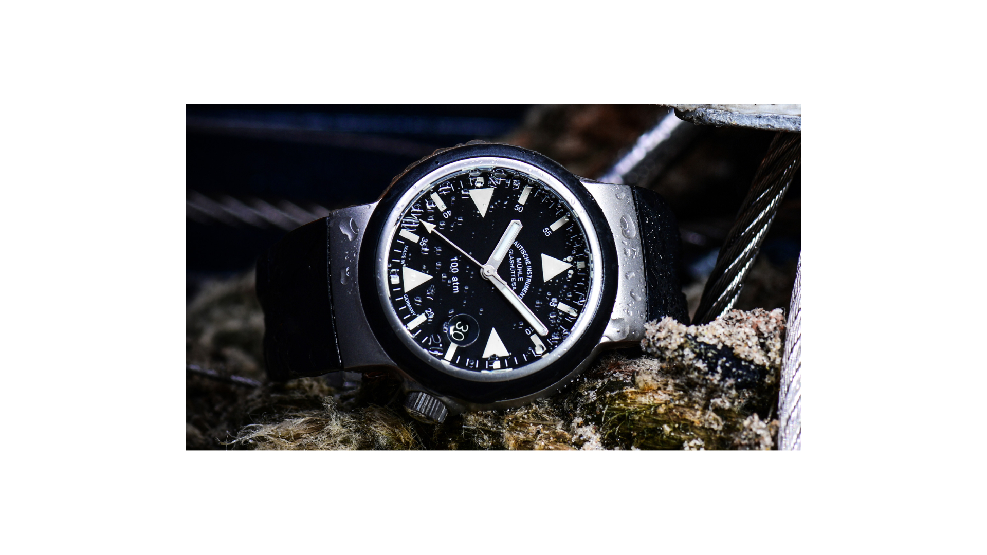 Men's watch / unisex  MÜHLE-GLASHÜTTE, S.A.R. Rescue-Timer / 42 mm, SKU: M1-41-03-KB | timeolution.com