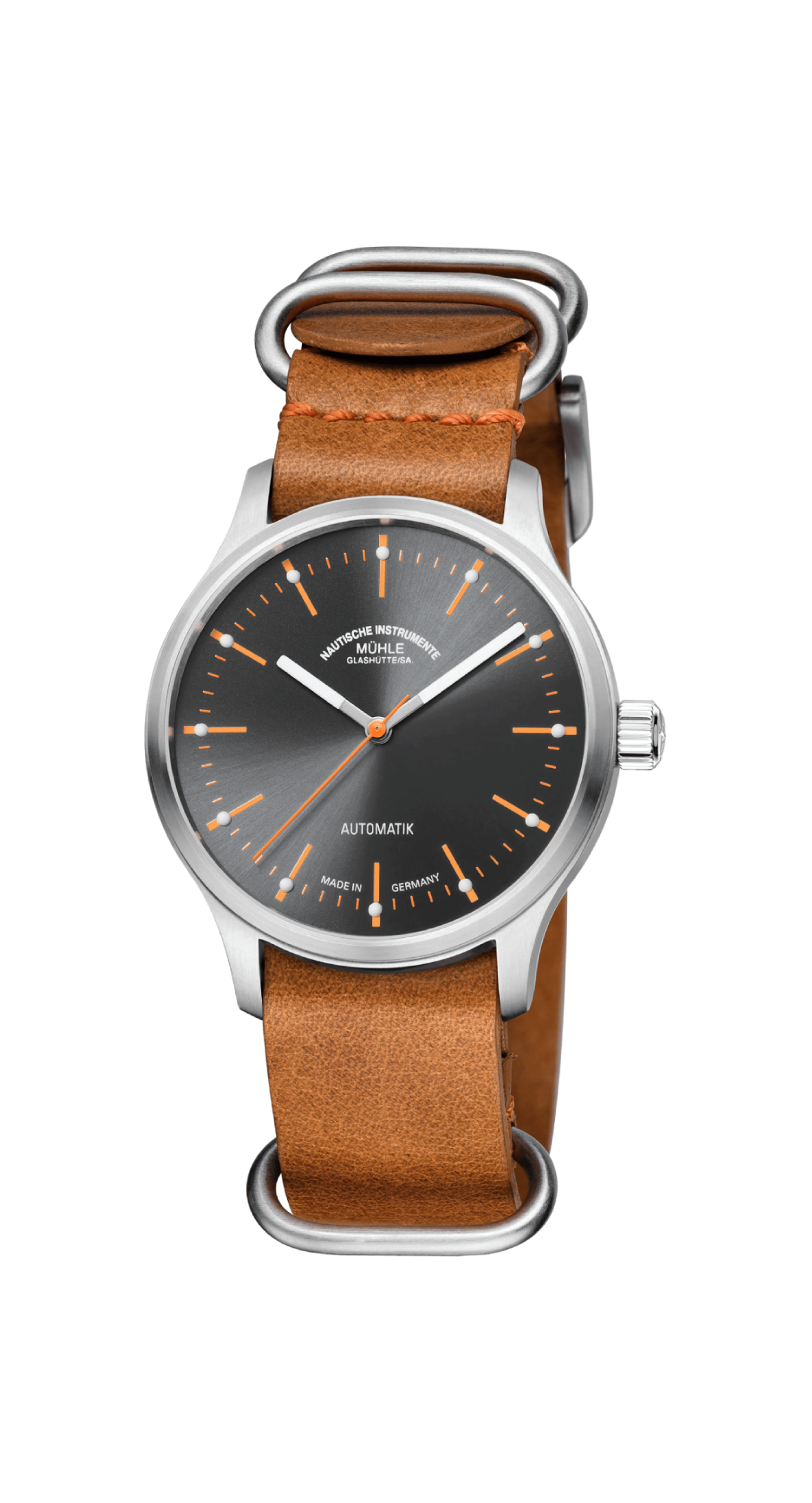 Men's watch / unisex  MÜHLE-GLASHÜTTE, Panova Grey / 40mm, SKU: M1-40-75-LB-II | timeolution.com