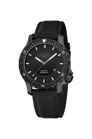 Men's watch / unisex  MÜHLE-GLASHÜTTE, Sea-Timer BlackMotion / 44mm, SKU: M1-41-83-CB | timeolution.com