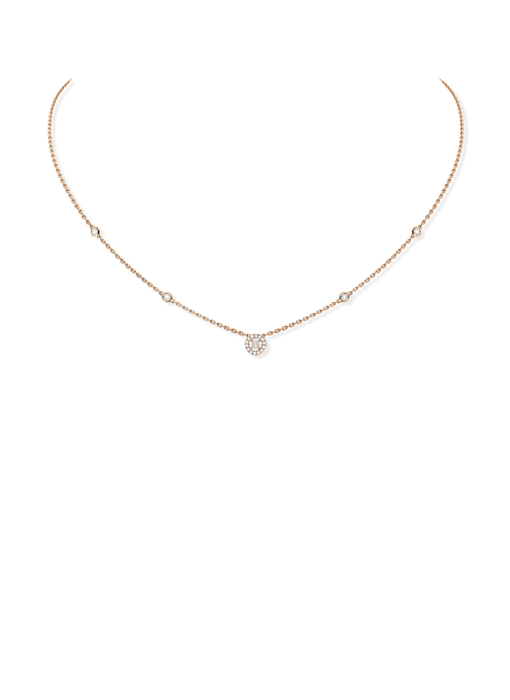 Women Jewellery  MESSIKA, Joy XS Diamond Pink Gold Necklace, SKU: 05370-PG | timeolution.com