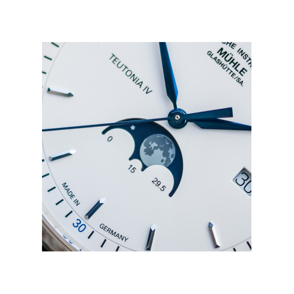 Men's watch / unisex  MÜHLE-GLASHÜTTE, Teutonia IV Moonphase / 41 mm, SKU: M1-44-05-MB | timeolution.com