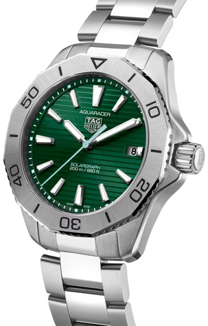 Men's watch / unisex TAG HEUER, Aquaracer Professional 200 Solargraph / 40mm, SKU: WBP1115.BA0000 | timeolution.com