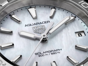 Ladies' watch  TAG HEUER, Aquaracer Professional 200 Solargraph / 34mm, SKU: WBP1312.BA0005 | timeolution.com