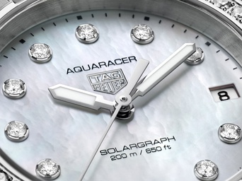 Ladies' watch TAG HEUER, Aquaracer Professional 200 Solargraph / 34mm, SKU: WBP1314.BA0005 | timeolution.com