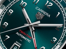 Men's watch / unisex TAG HEUER, Carrera Day Twin-Time / 41mm, SKU: WDA2114.BA0043 | timeolution.com