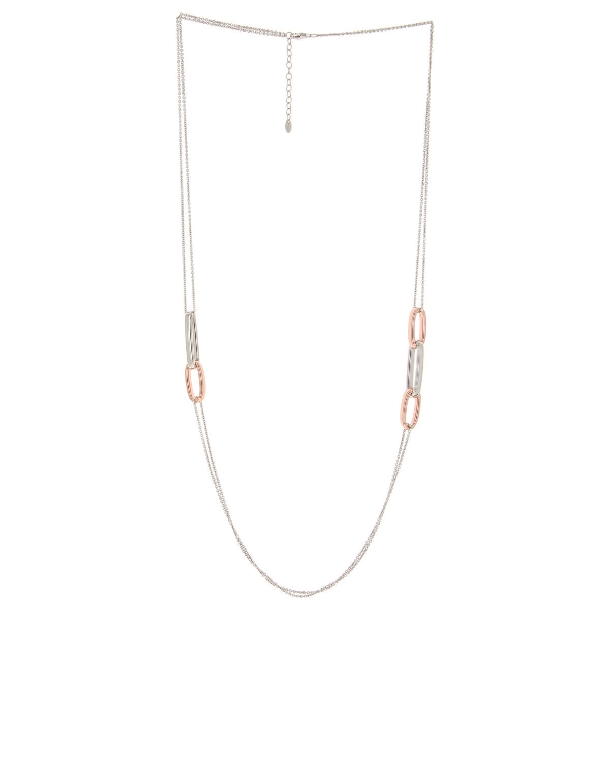 Women Jewellery  PESAVENTO, Forever Chic Rhodium - Pink Silver Necklace, SKU: WPLVE1911 | timeolution.com