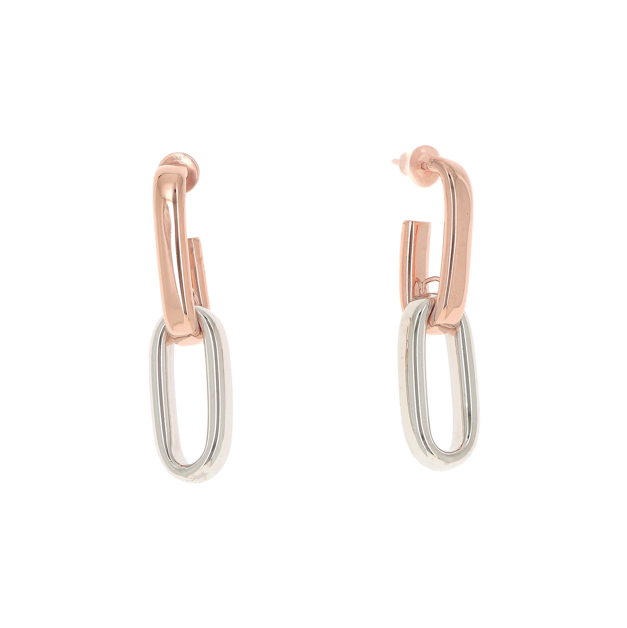 Women Jewellery  PESAVENTO, Forever Chic Rhodium - Pink Silver Earrings, SKU: WPLVO1890 | timeolution.com