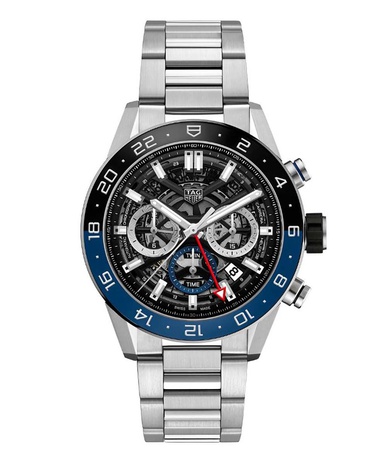 Men's watch / unisex  TAG HEUER, Carrera GMT / 45mm, SKU: CBG2A1Z.BA0658 | timeolution.com