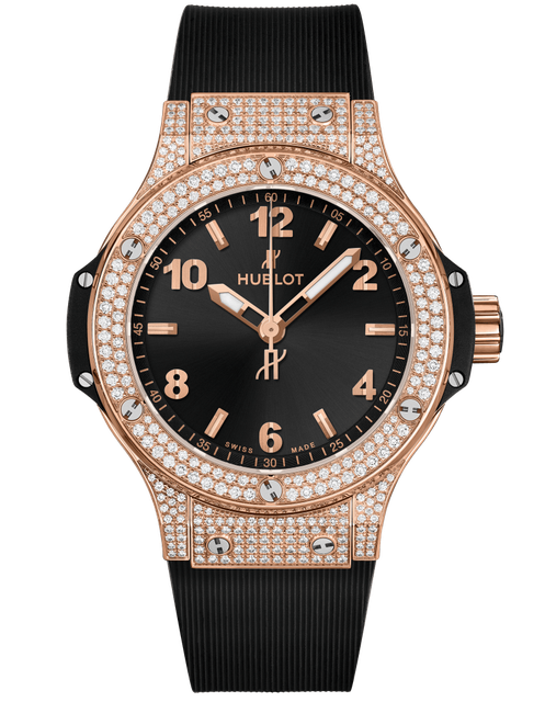 Men's watch / unisex HUBLOT, Big Bang Gold Pave / 38mm, SKU: 361.PX.1280.RX.1704 | timeolution.com