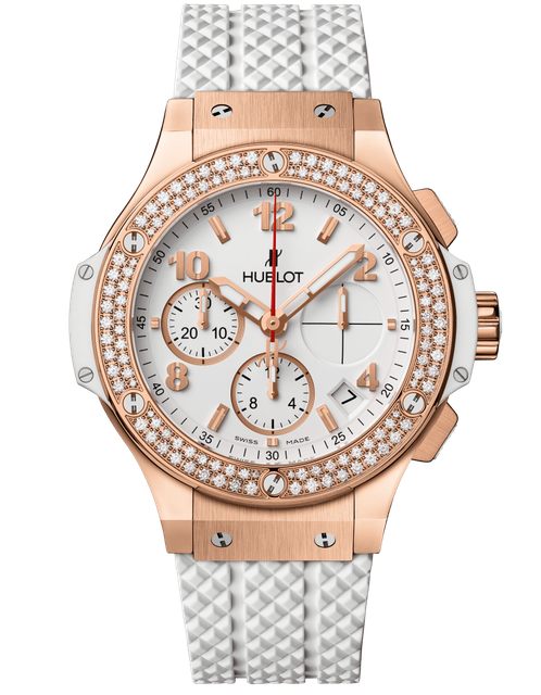Men's watch / unisex HUBLOT, Big Bang Gold White Diamonds / 41mm, SKU: 341.PE.230.RW.114 | timeolution.com
