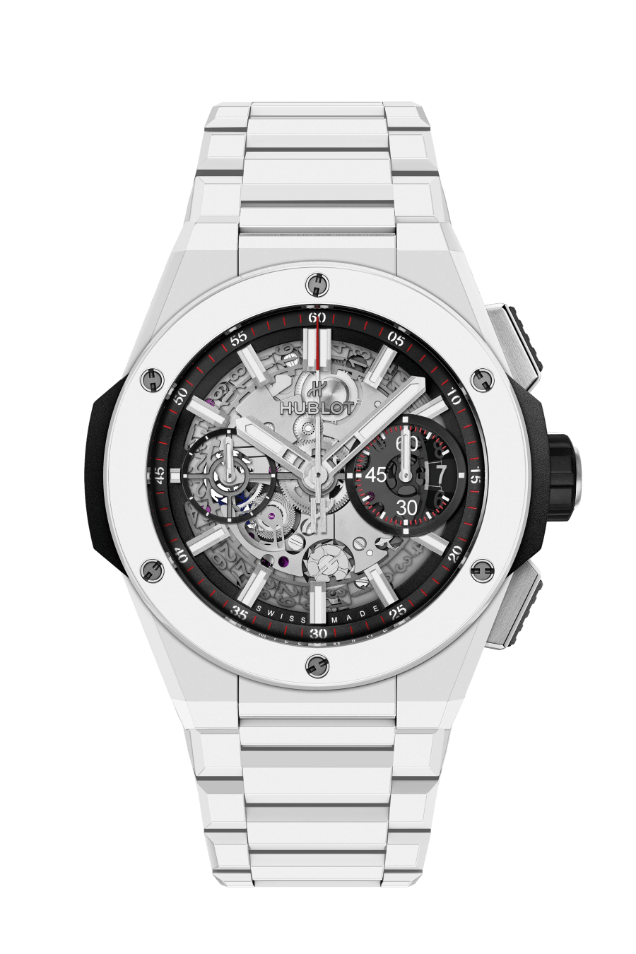 Men's watch / unisex  HUBLOT, Big Bang Integrated White Ceramic / 42mm, SKU: 451.HX.1123.HX | timeolution.com