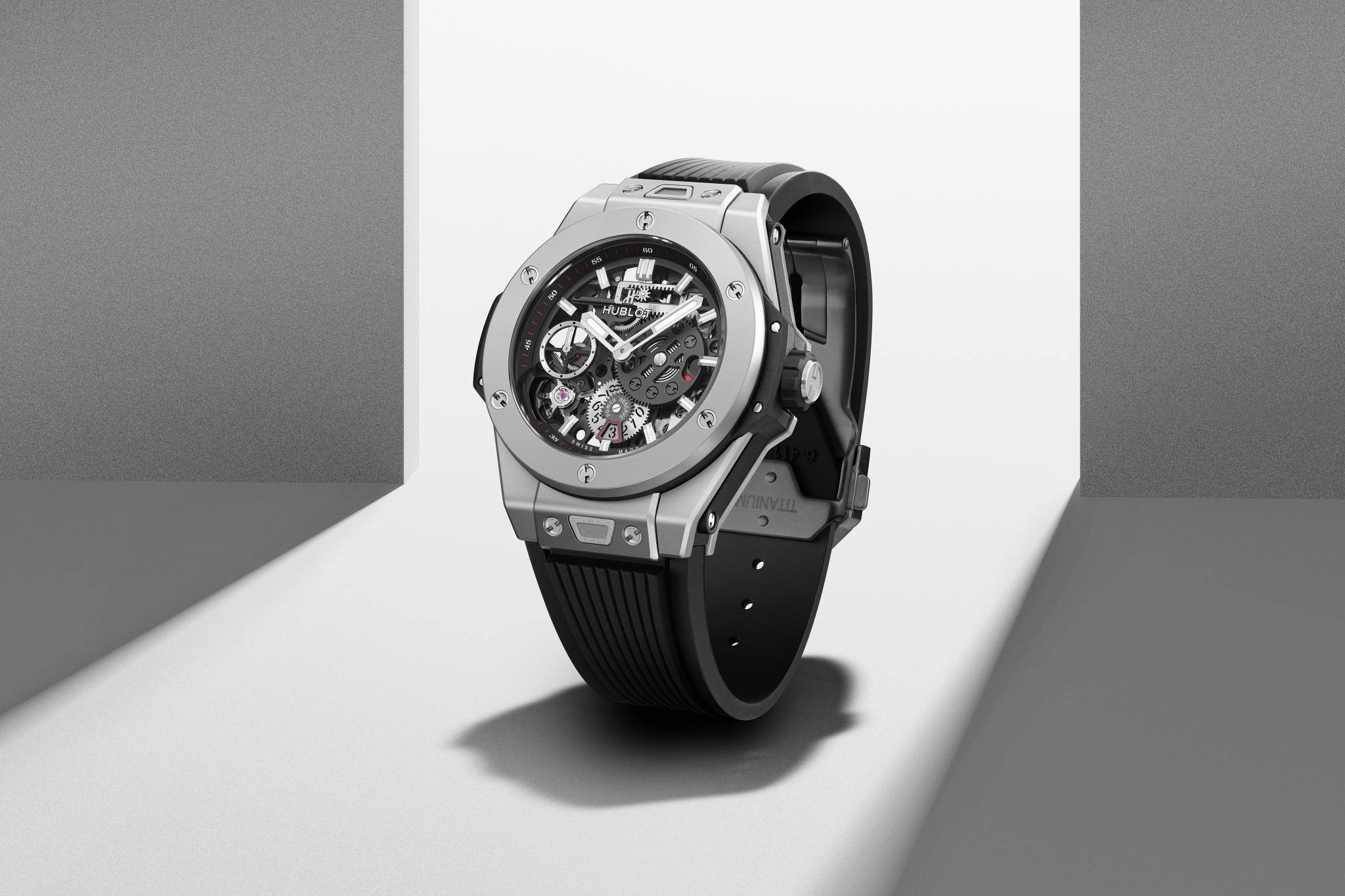 Men's watch / unisex HUBLOT, Big Bang Meca-10 Titanium / 45mm, SKU: 414.NI.1123.RX | timeolution.com