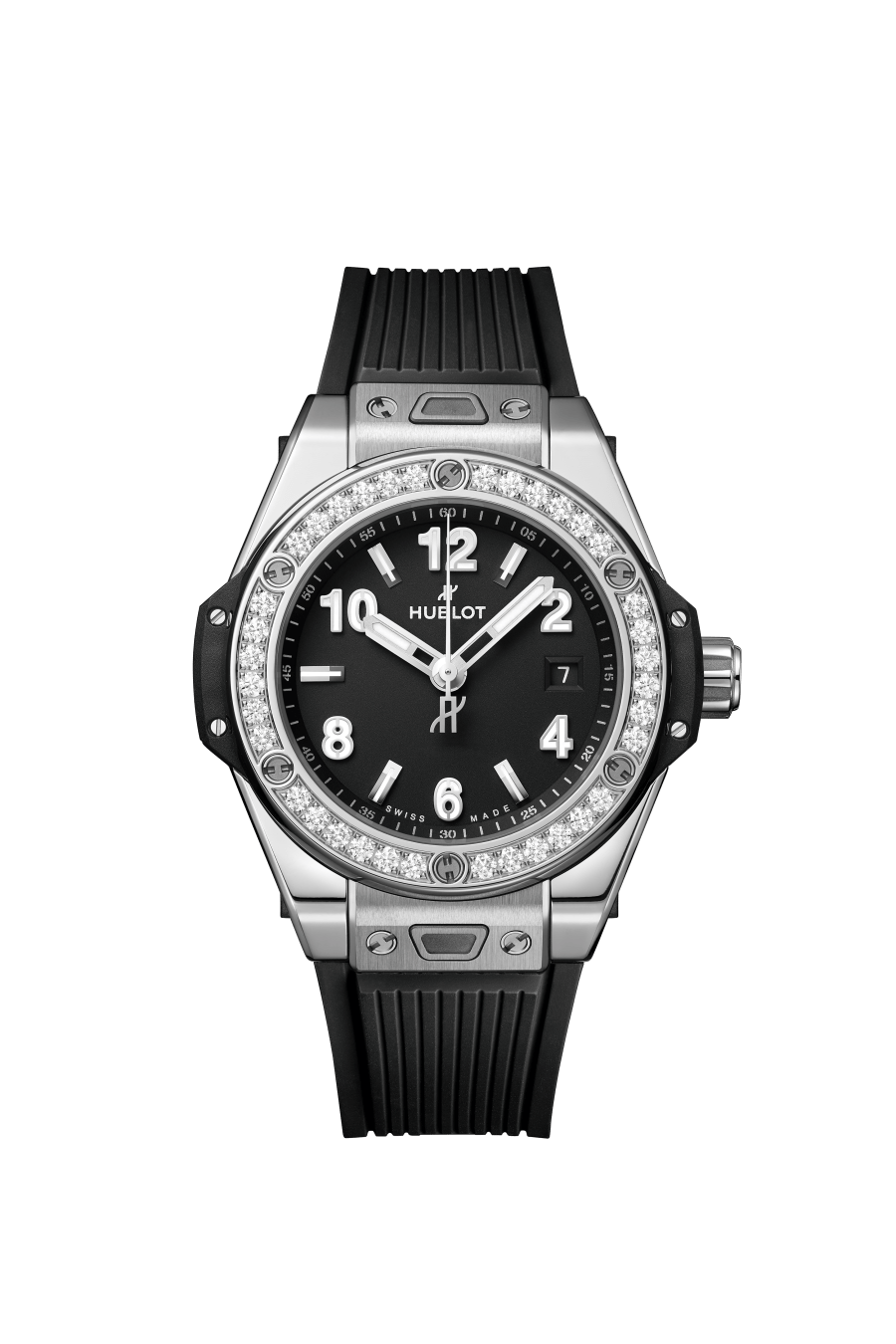 Ladies' watch HUBLOT, Big Bang One Click Steel Diamonds / 33mm, SKU: 485.SX.1170.RX.1204 | timeolution.com