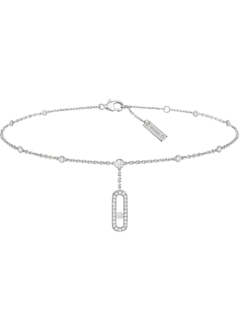 Women Jewellery MESSIKA, Move Uno Pave Anklet, SKU: 06592-WG | timeolution.com
