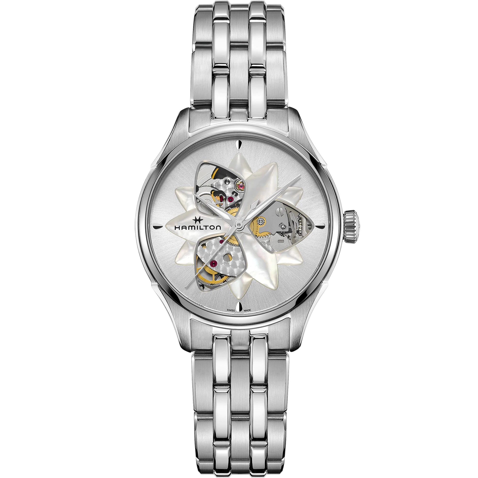 Ladies' watch  HAMILTON, Jazzmaster Open Heart Lady Auto / 34mm, SKU: H32115191 | timeolution.com