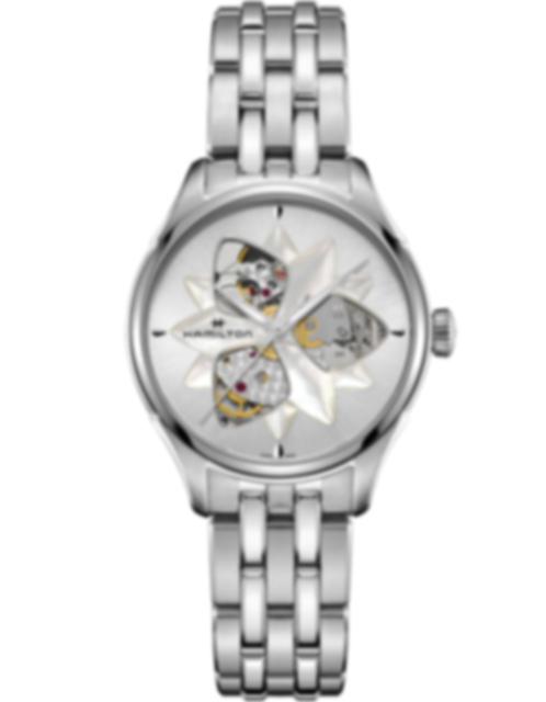 Ladies' watch  HAMILTON, Jazzmaster Open Heart Lady Auto / 34mm, SKU: H32115191 | timeolution.com