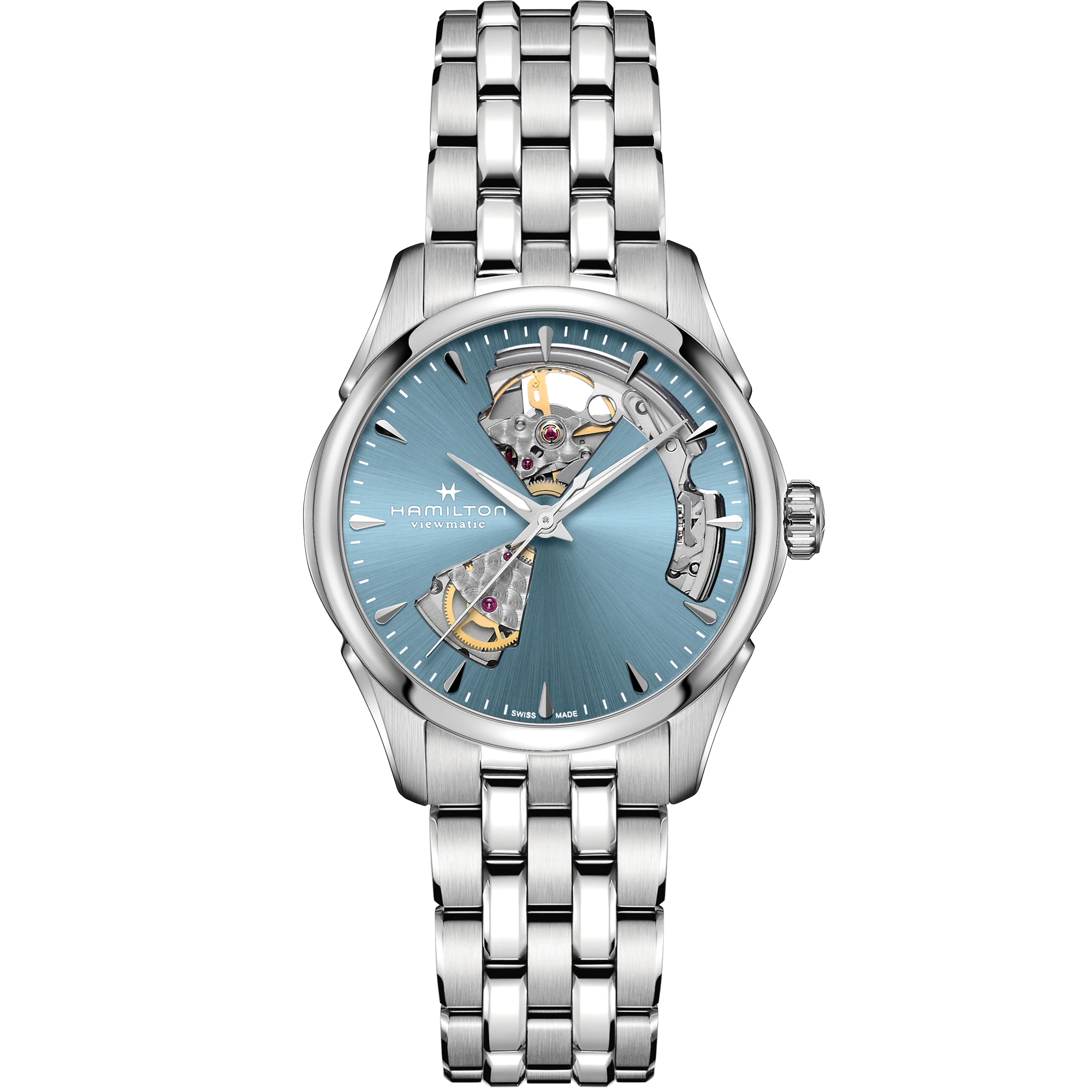 Ladies' watch  HAMILTON, Jazzmaster Open Heart Lady Auto / 36mm, SKU: H32215140 | timeolution.com