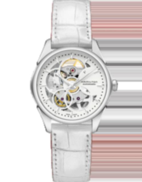 Ladies' watch  HAMILTON, Jazzmaster Skeleton Lady Auto / 36mm, SKU: H32405811 | timeolution.com