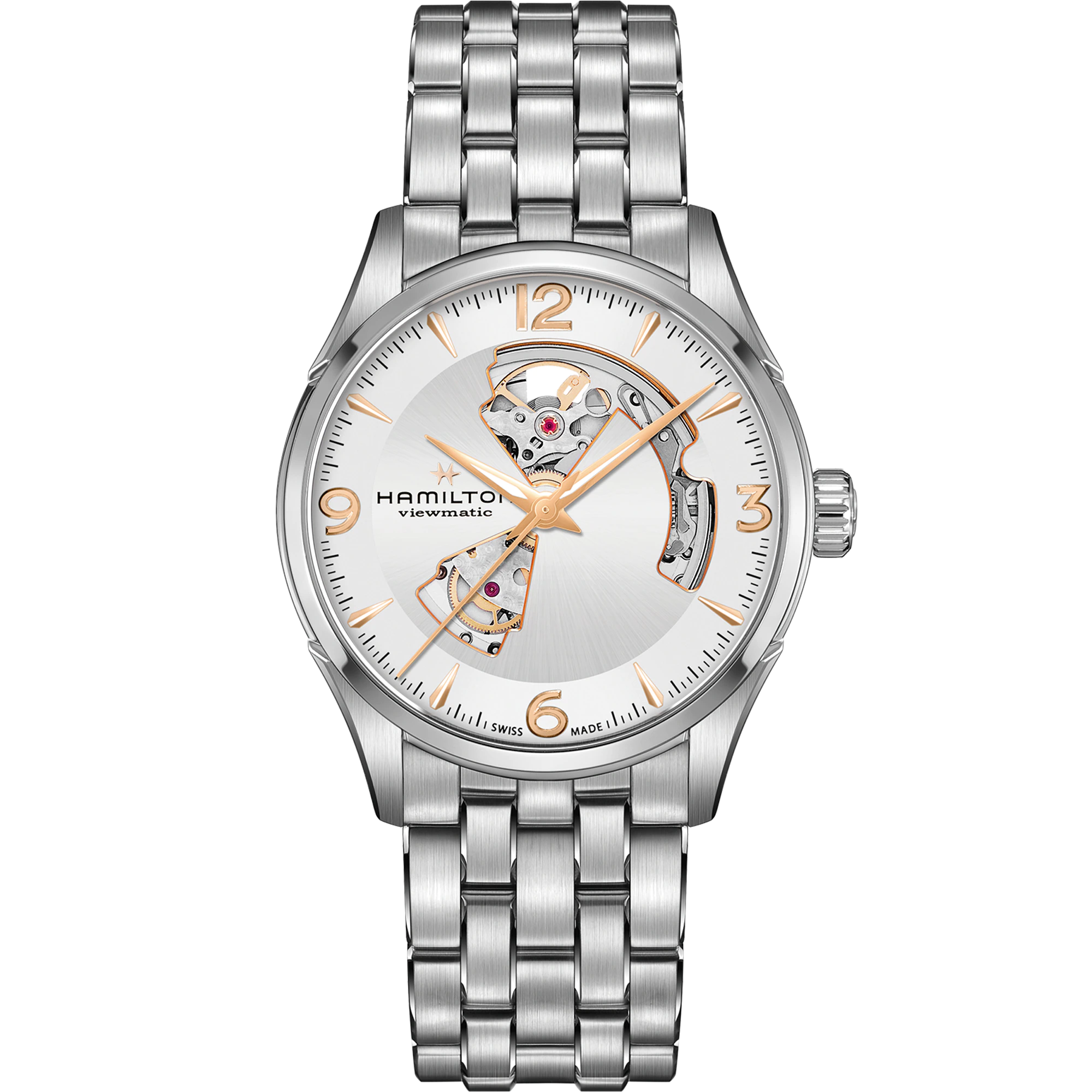 Men's watch / unisex  HAMILTON, Jazzmaster Open Heart Auto / 42mm, SKU: H32705151 | timeolution.com