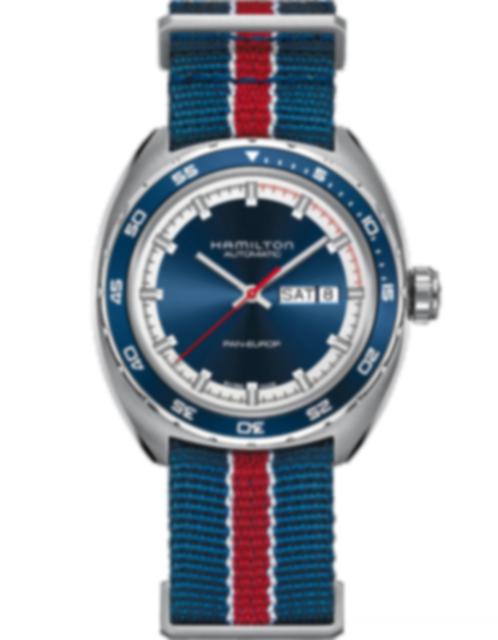 Men's watch / unisex  HAMILTON, American Classic Pan Europ Day Date Auto / 42mm, SKU: H35405741 | timeolution.com