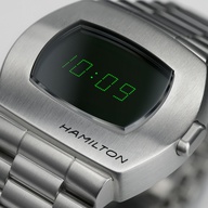 Men's watch / unisex  HAMILTON, American Classic PSR Digital Quartz / 40.8mm x 34.7mm, SKU: H52414131 | timeolution.com