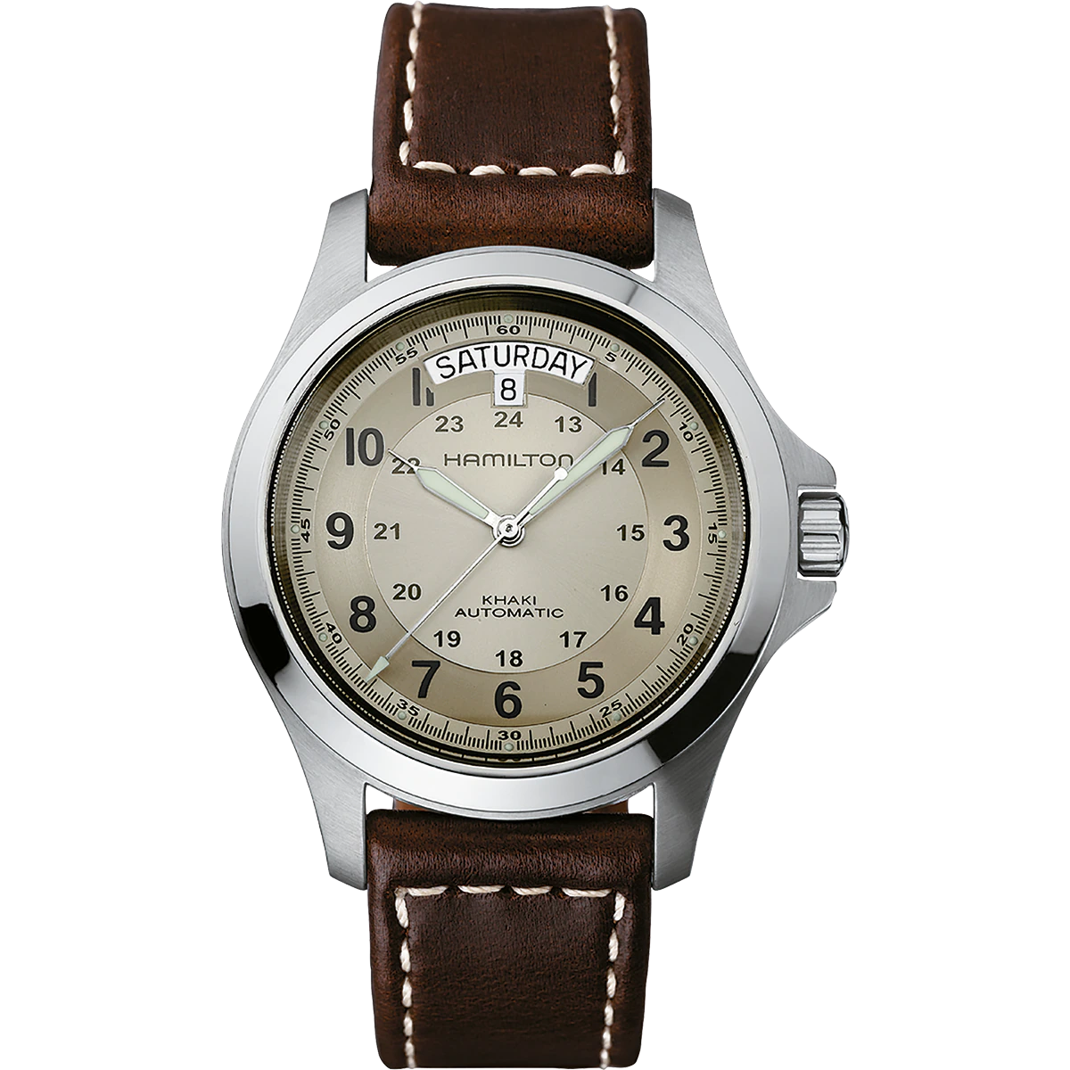 Men's watch / unisex  HAMILTON, Khaki Field King Auto /40mm, SKU: H64455523 | timeolution.com